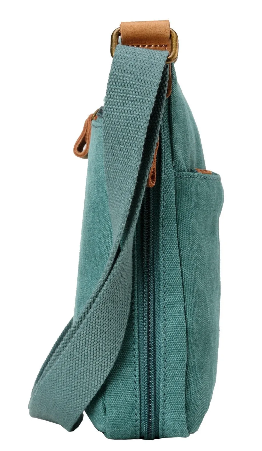 Troop London Classic Small Zip Top Shoulder Bag - Turquoise