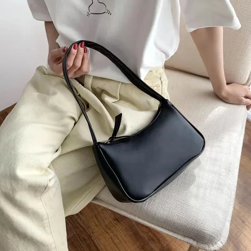 Uniwim Fashion Simple Totes Bags for Women New Trendy Vintage Handbag Hot sale Female Small Subaxillary Bags Casual Mini Shoulder Bag