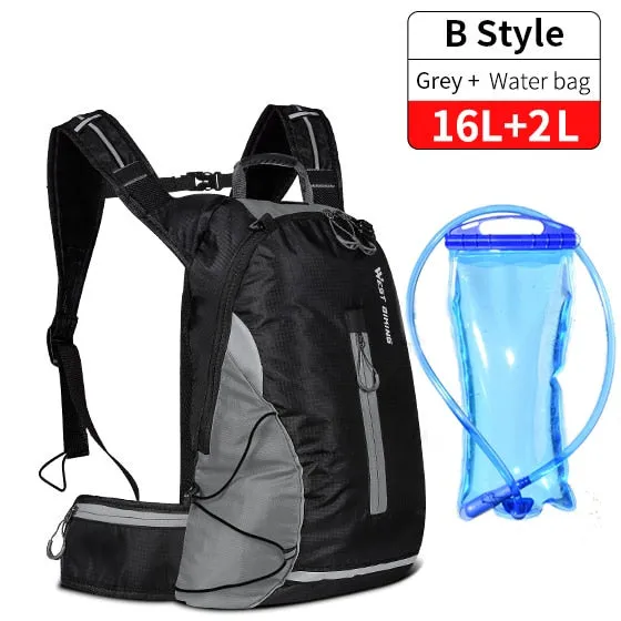 Waterproof Bicycle Bag Reflective Outdoor Sport Backpack Mountaineering Climbing Travel Hiking Cycling Bag Backpack