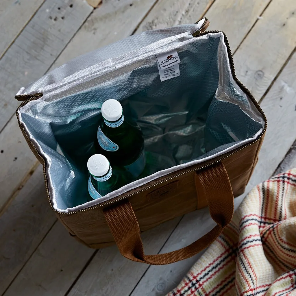 Waxed Canvas Cool Bag - Folds For Storage