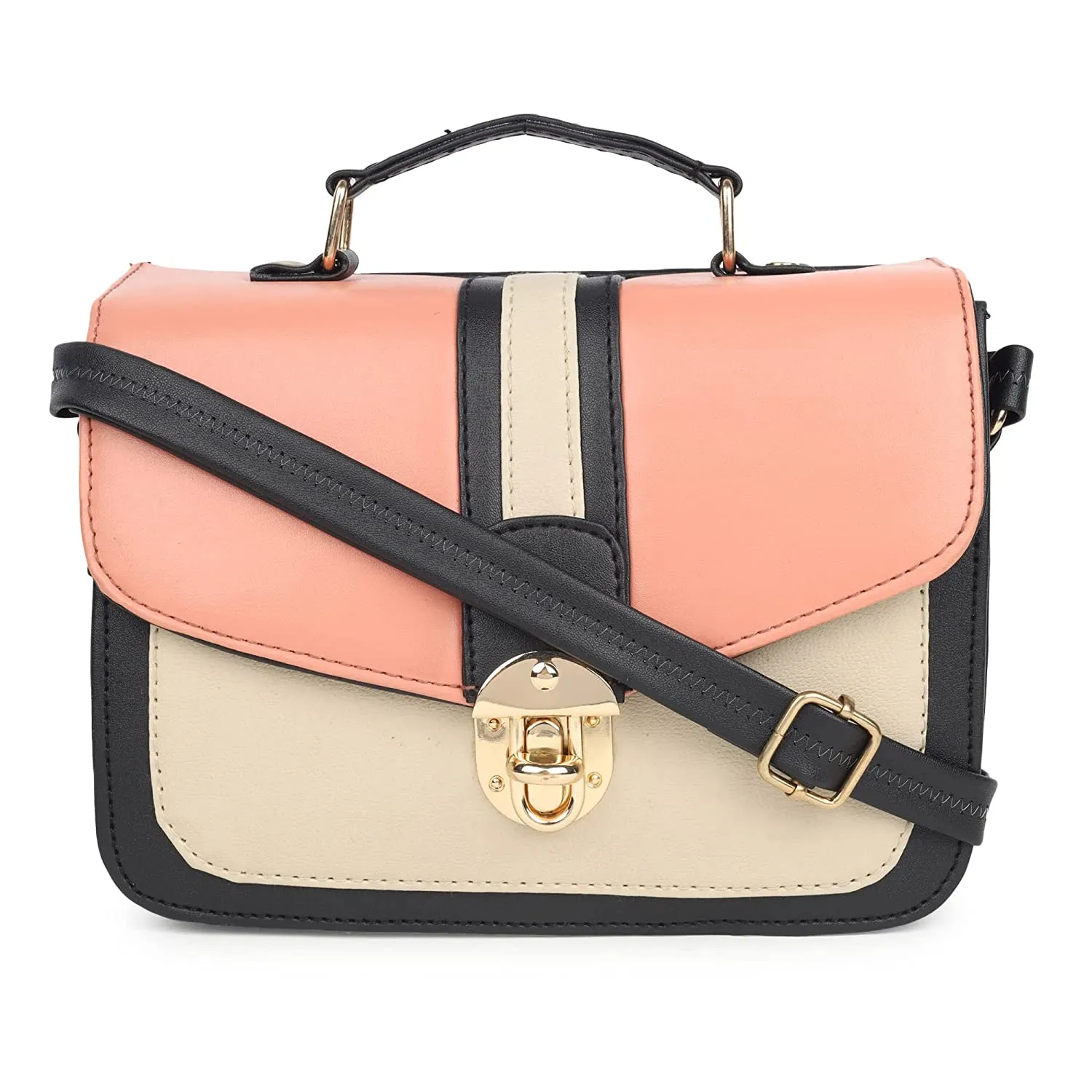 zubstore's  Peach Colour Slingbags For Womens & Girls