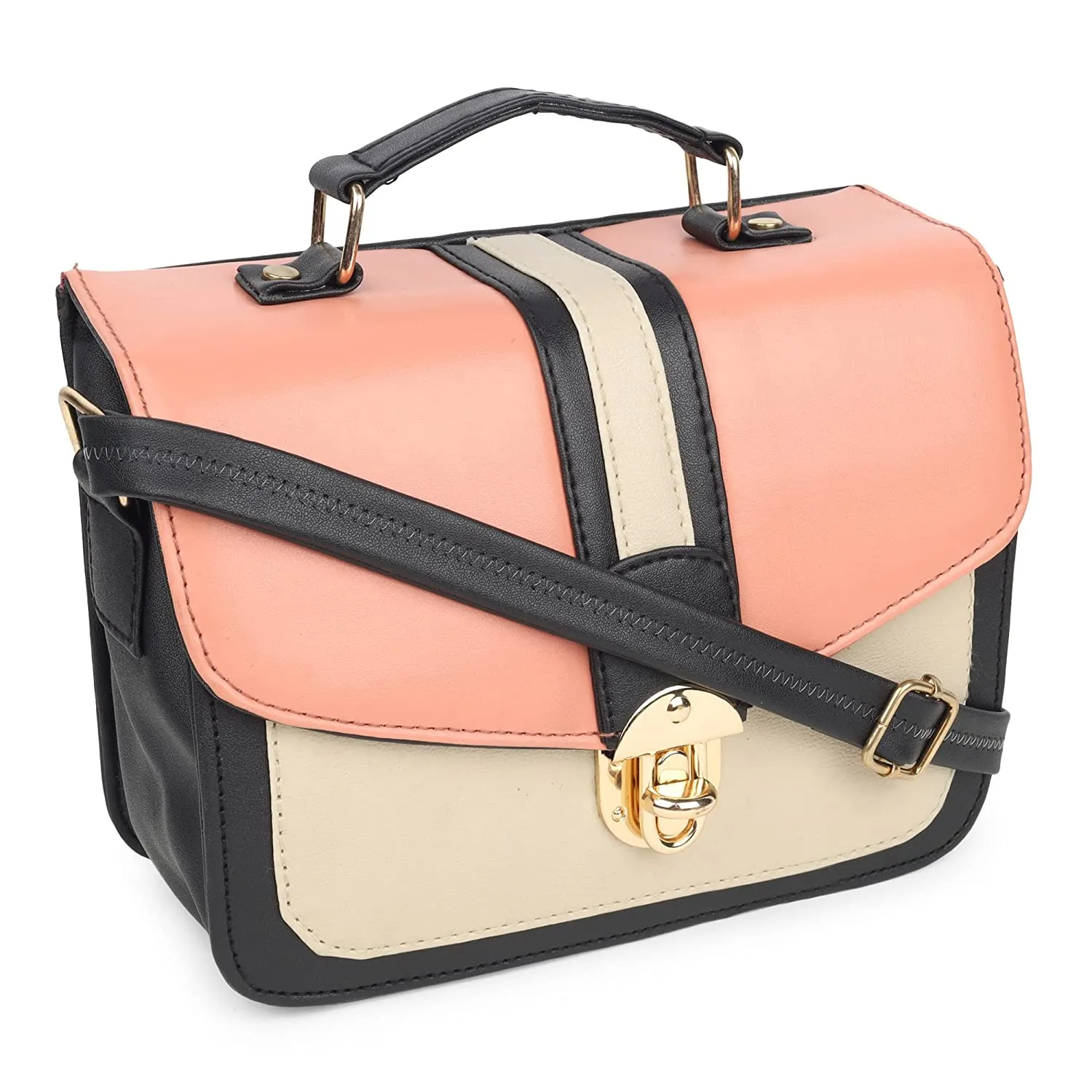 zubstore's  Peach Colour Slingbags For Womens & Girls